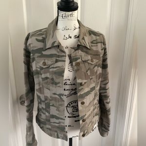 Camouflage StretchyJean Jacket